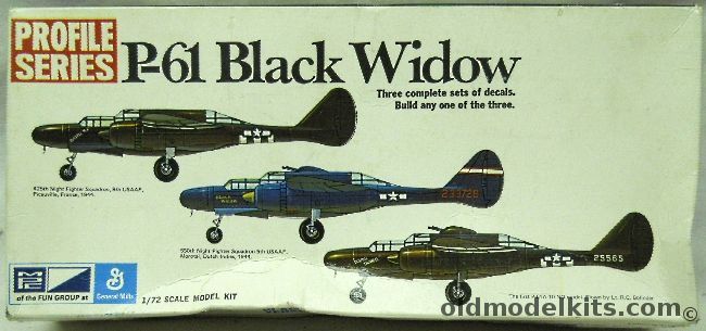 MPC 1/72 Northrop P-61 Black Widow Profile Series, 2-1507-150 plastic model kit